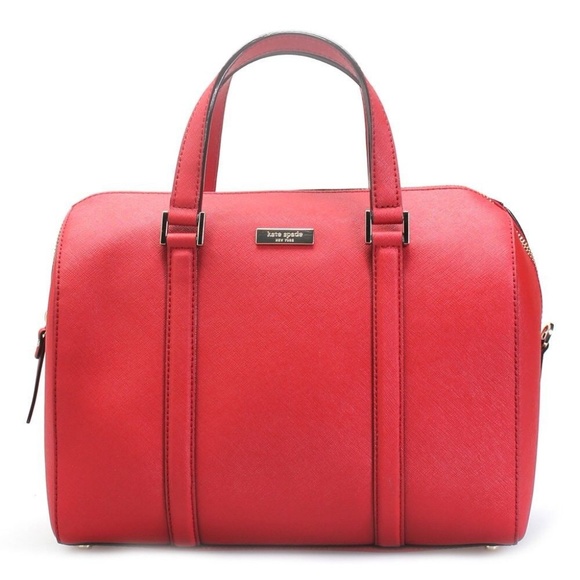 kate spade Handbags - Kate Spade Newbury Lane Cassie Purse Satchel Red